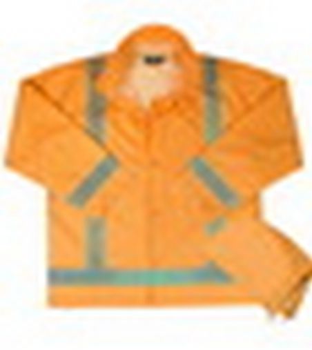 Custom Logo  ERB Class 3 Over-Sized Safety Rain Jacket - S373D 